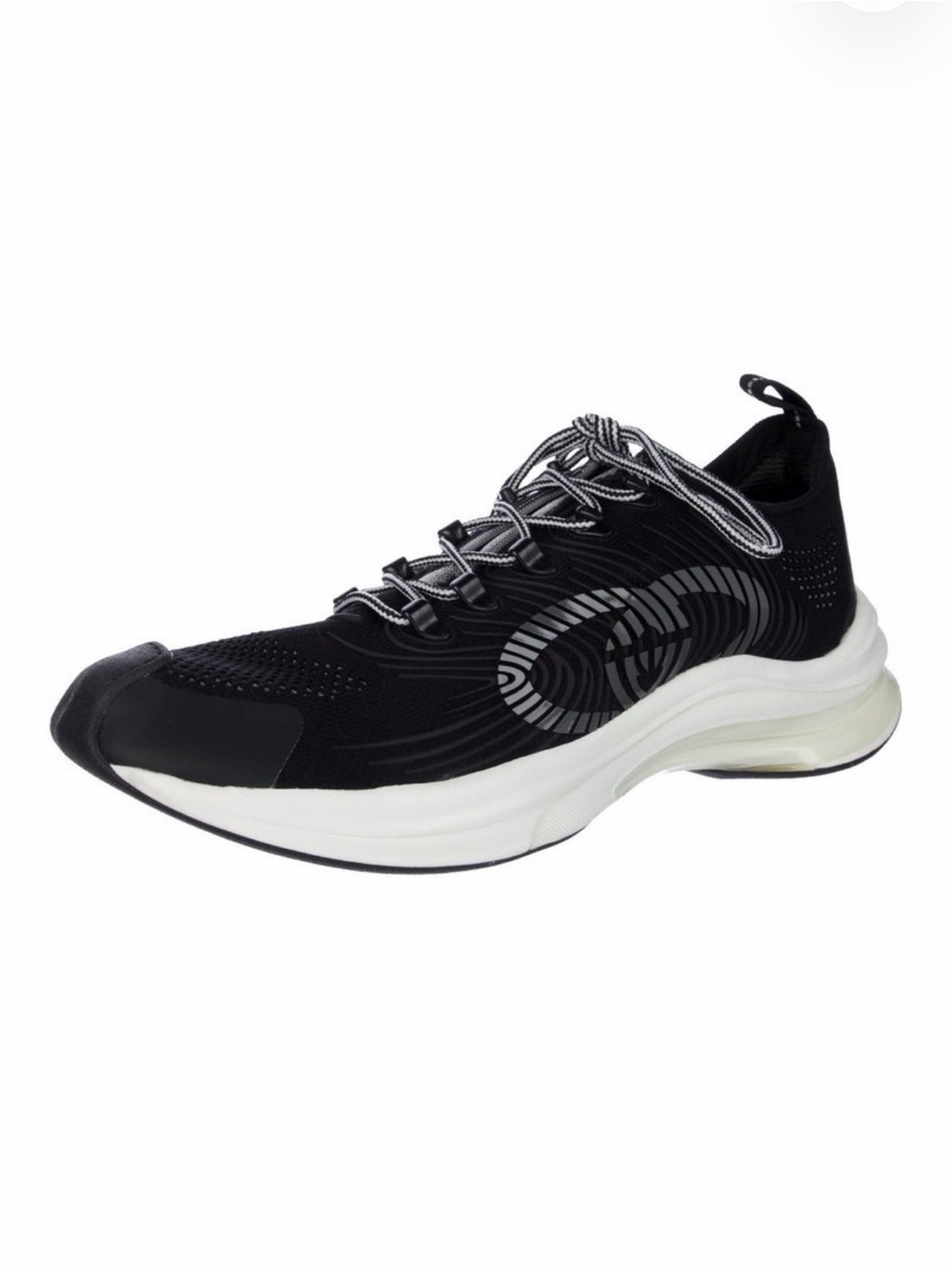 NWT Gucci Black and White Athletic Sneakers 12.5/13 US